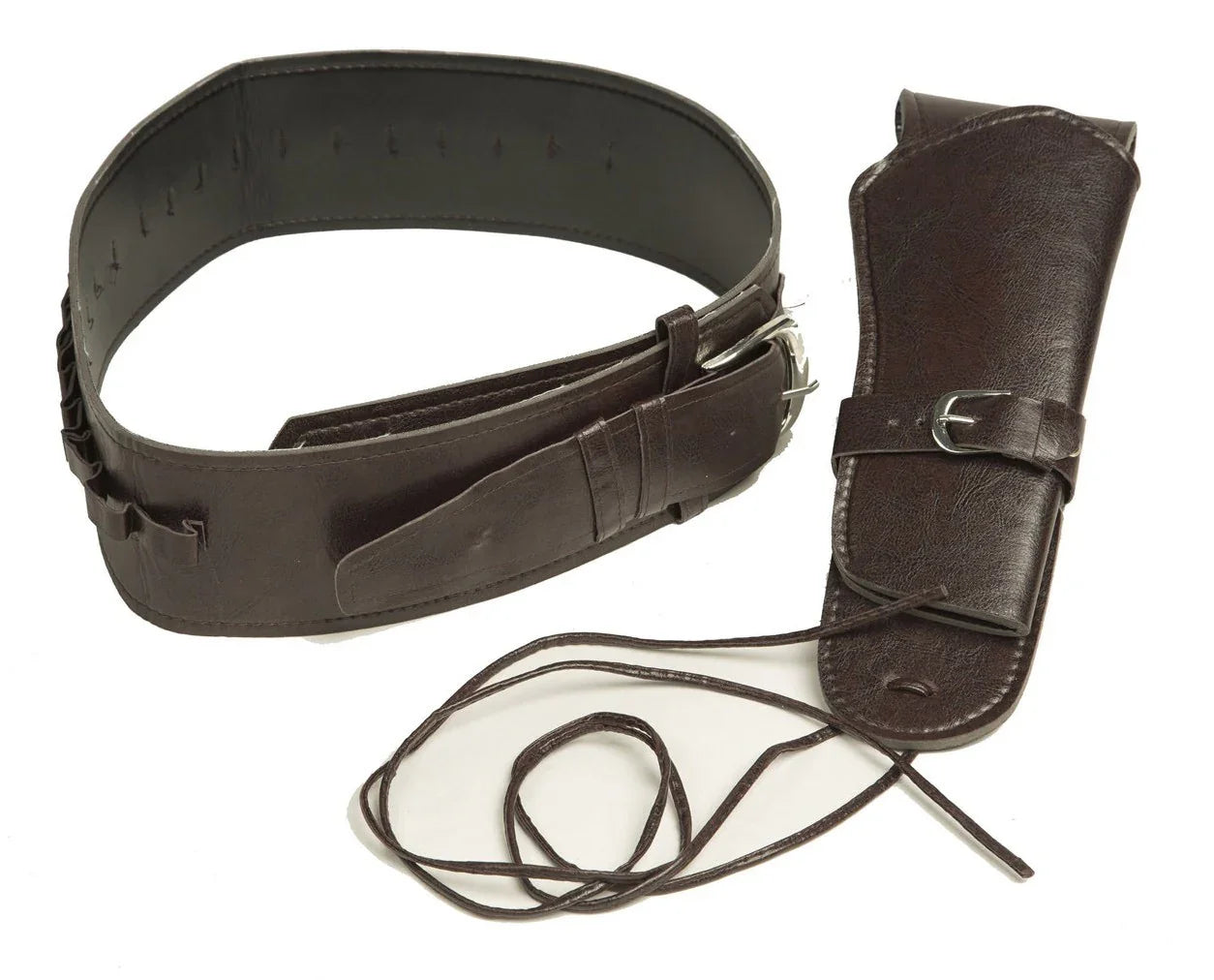 Cartuchera Marrón con Cinturón Complementos Vaqueros Viving